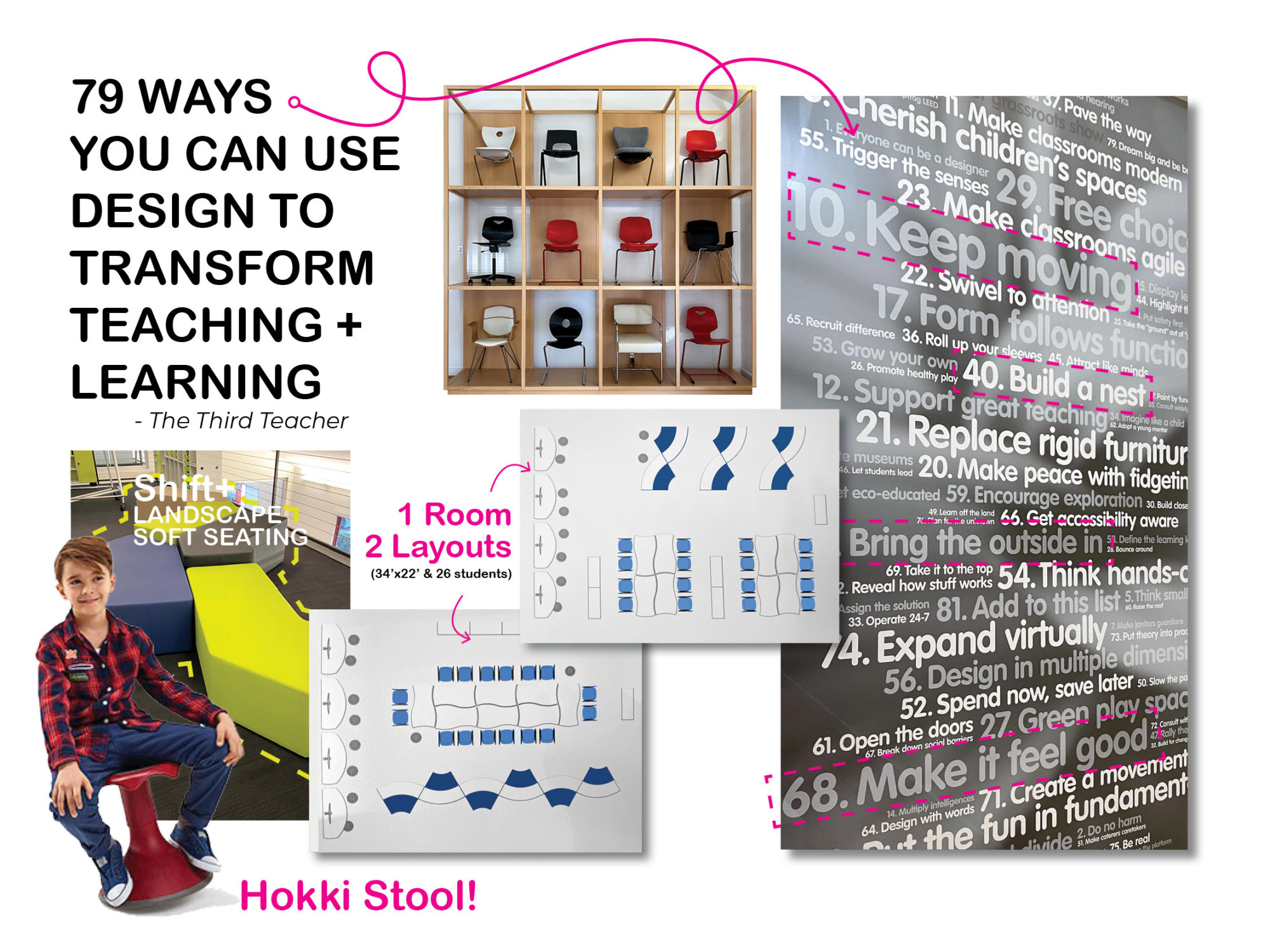 Learning Space Furniture + V/S Experience Days - Craig Gaulden Davis  Architecture